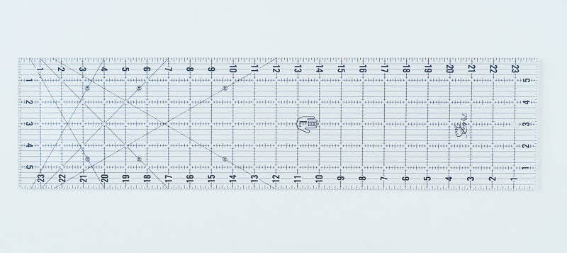 Left-Handed Non-Slip Quilting Ruler - 6 x 24 inch