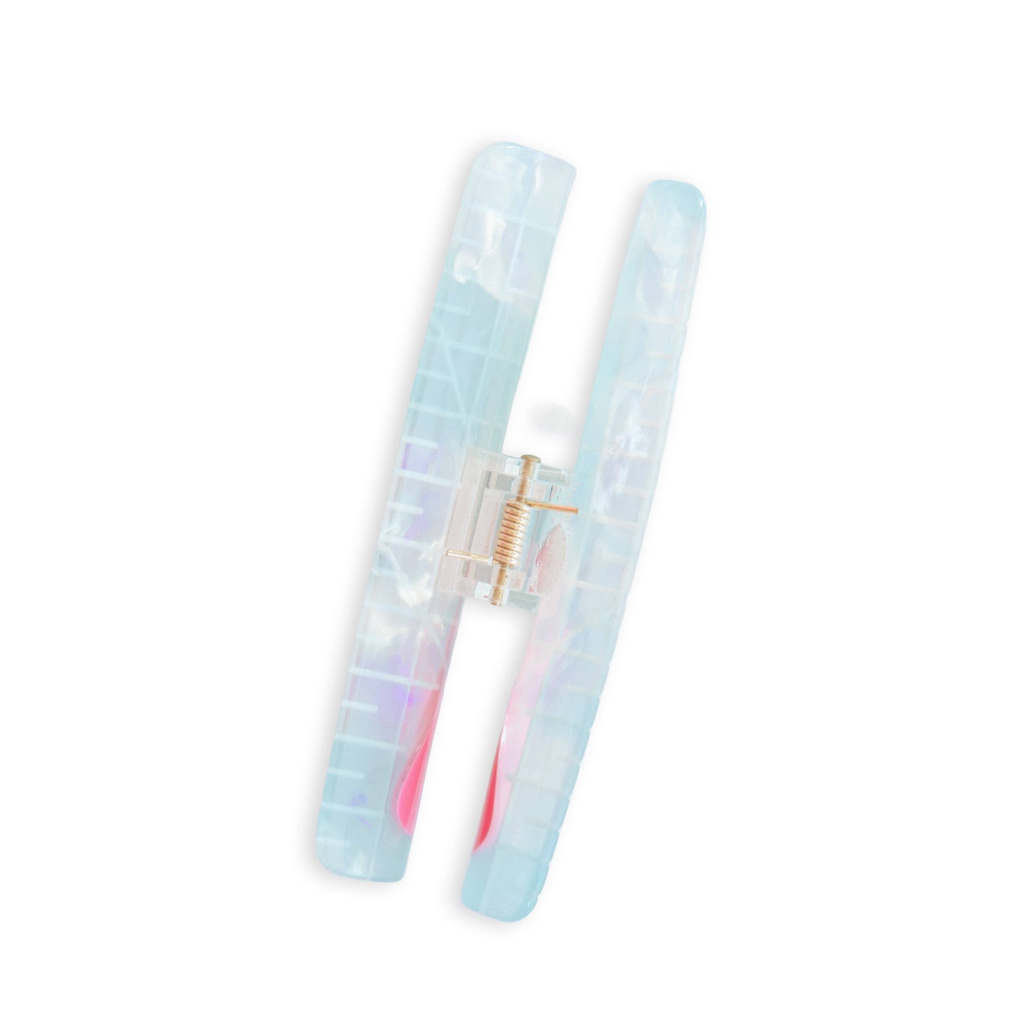 Ruler and Rotary Cutter Hair Claw Clip