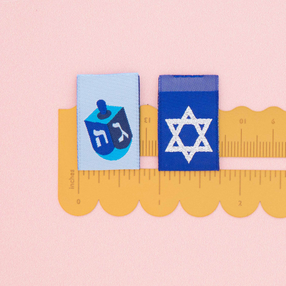 Woven Sew In Labels - Hanukkah Holiday Multipack