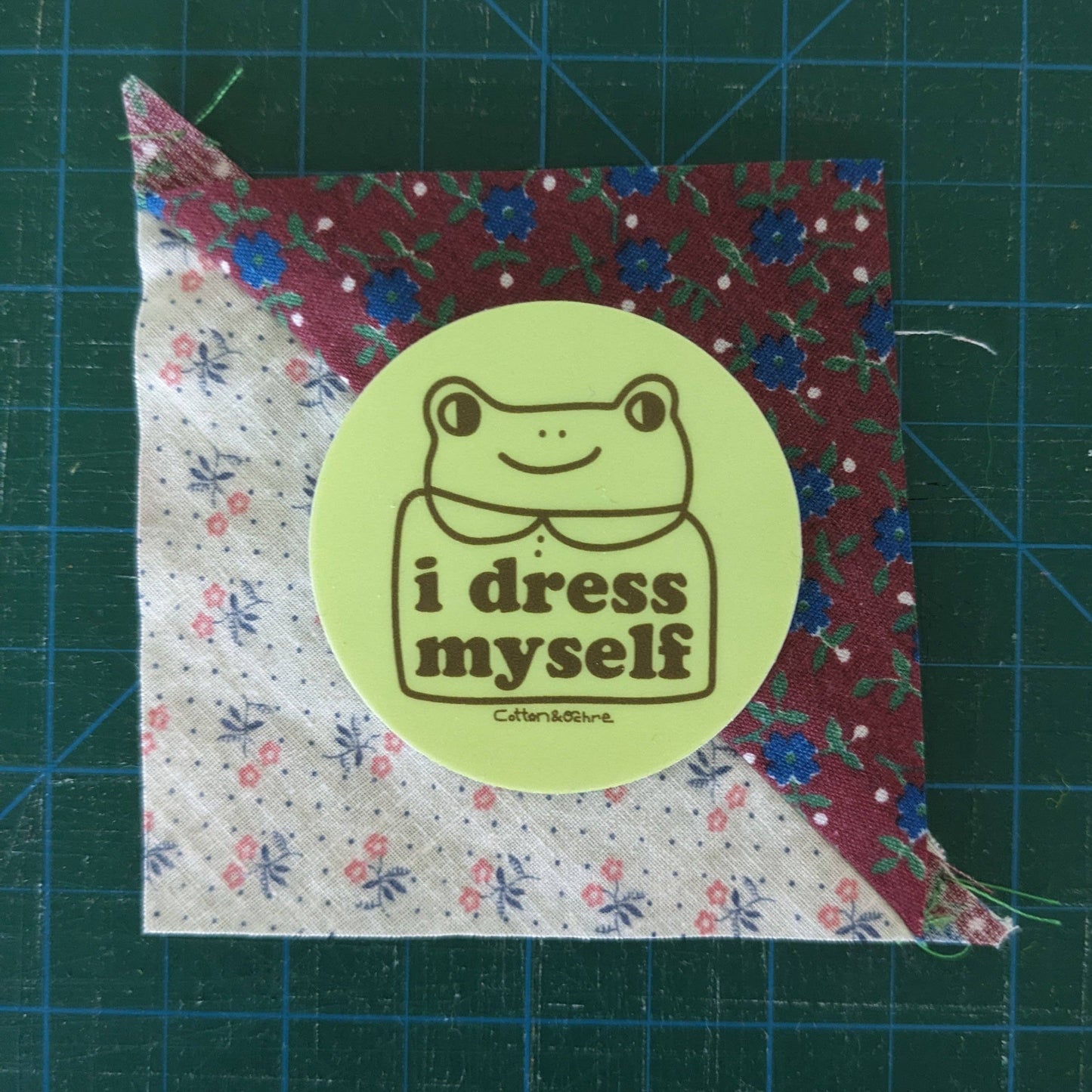 I Dress Myself Sticker