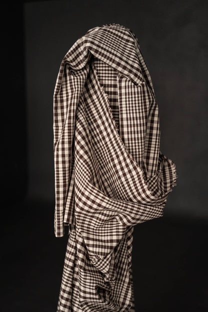 Log Cabin Cotton/Linen Check