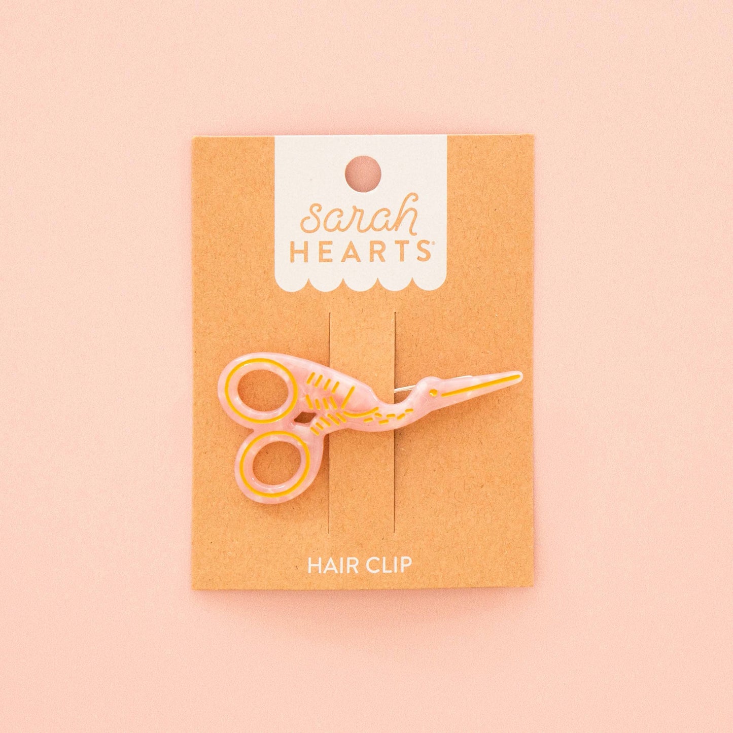 Stork Scissors Hair Clip: Sarah's Signature Pink Edition