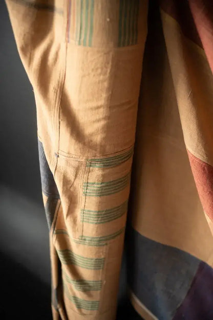 Patchwork Brown Indian Cotton