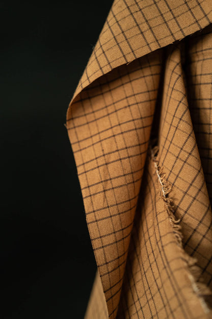 Sumac Cotton/Linen Check