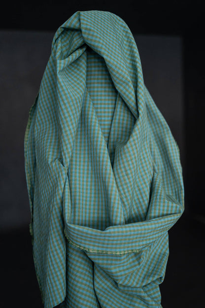 Springwater Cotton/Linen Check