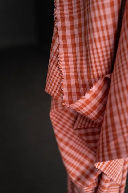 Sorbet Melt Cotton/Linen Check