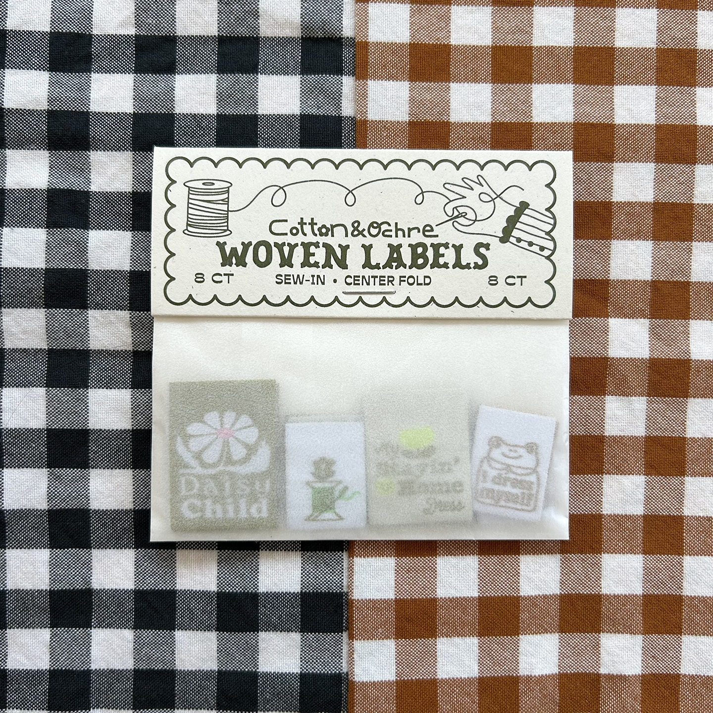 Mossy pack Woven labels