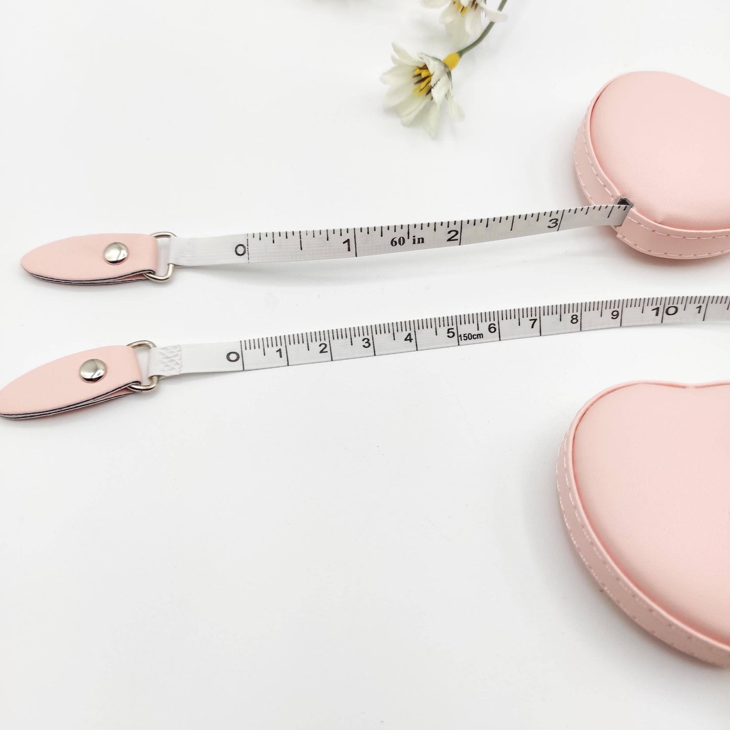 Pink heart Double-side 60 inches/ 150cm tape measure