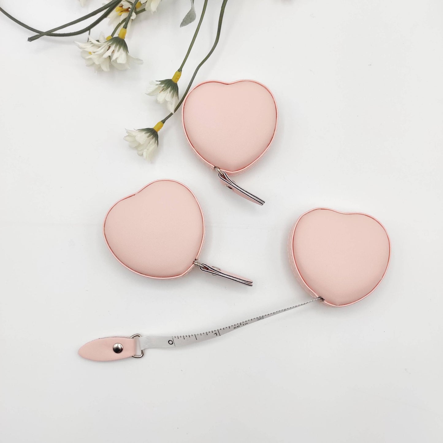 Pink heart Double-side 60 inches/ 150cm tape measure
