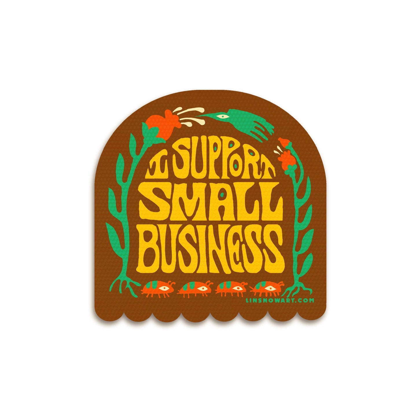 I Support Small Business Sticker