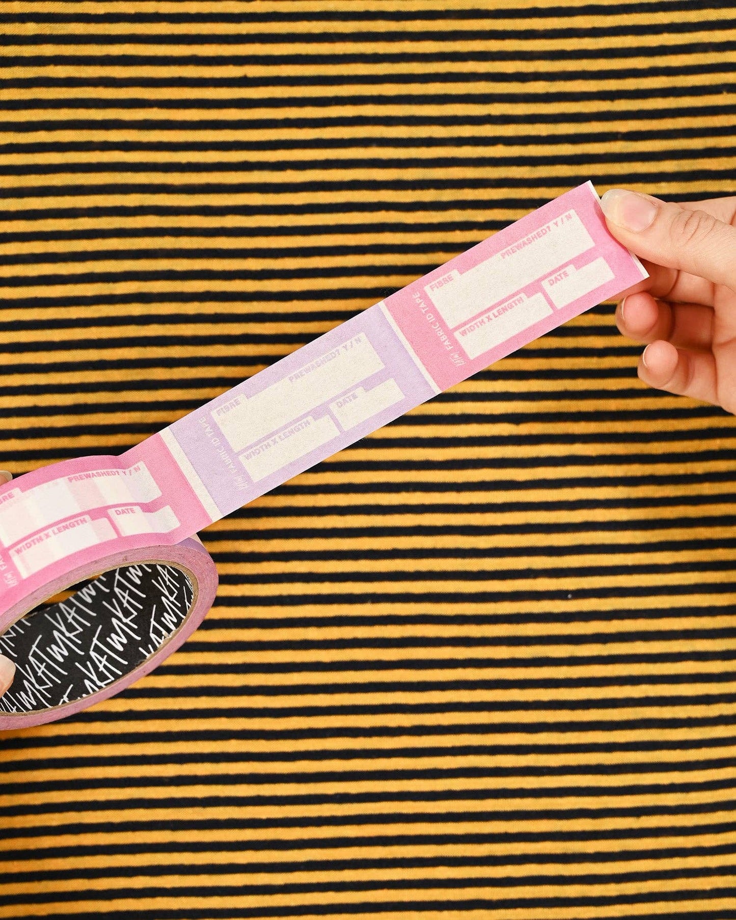 Mini Fabric ID Tape by KATM | Case of 6 Rolls