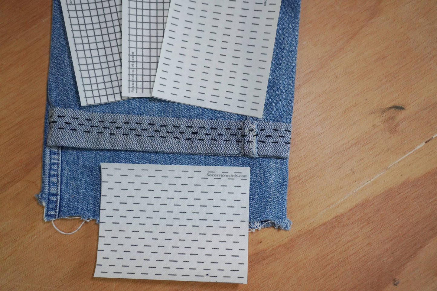 Visible Mending Stick and Stitch Patterns- Starter Pack: NA
