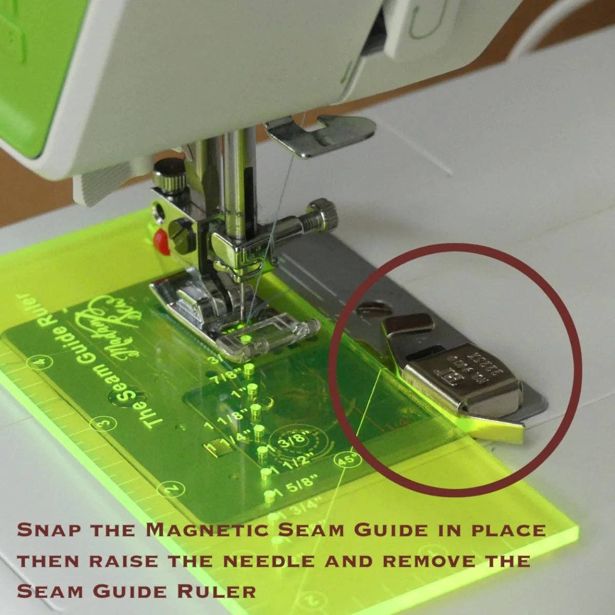 Seam Guide Ruler + FREE Magnetic Seam Guide