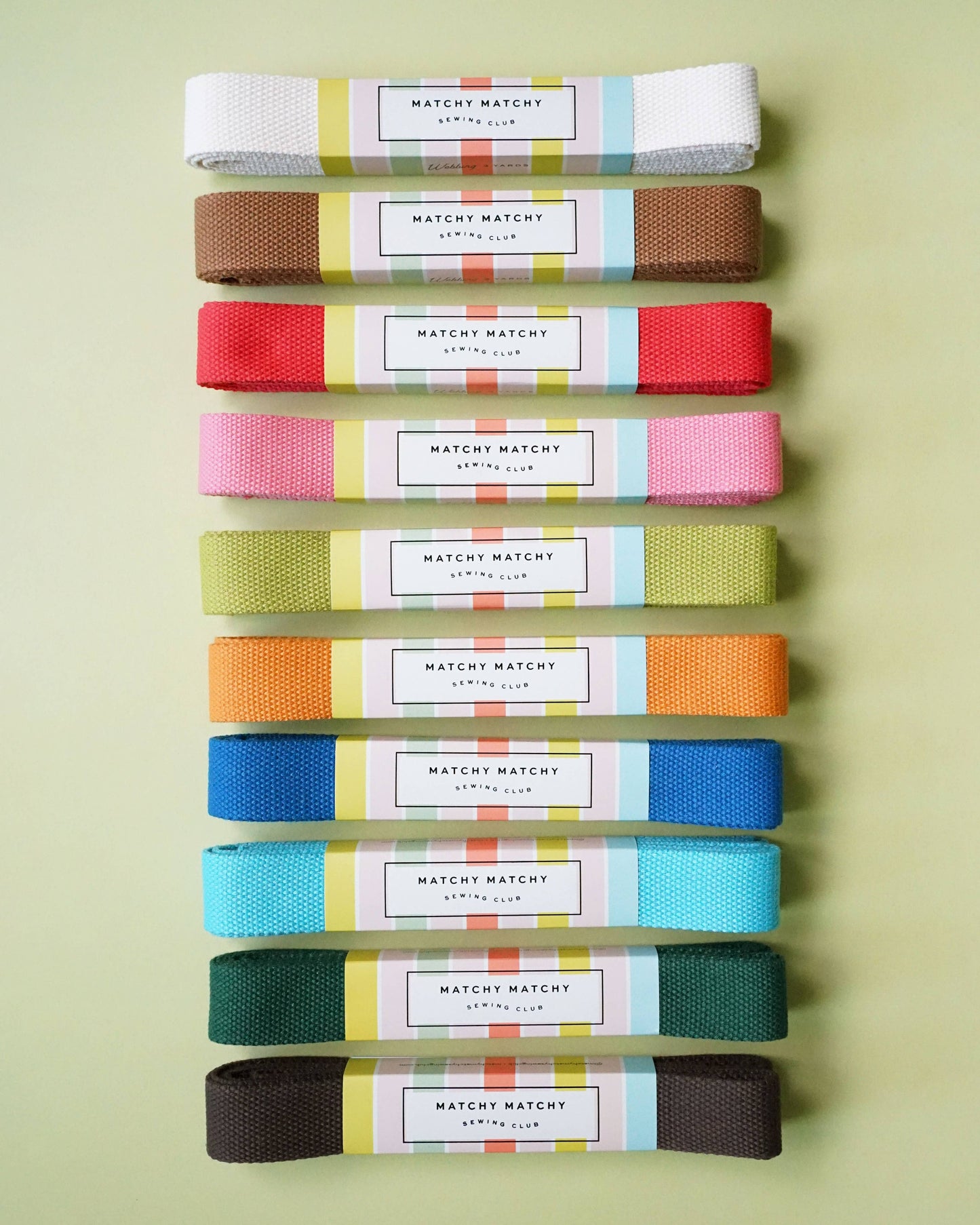 Cotton Poly Webbing: 3 yards