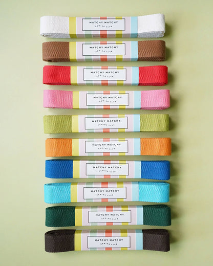 Cotton Poly Webbing: 3 yards