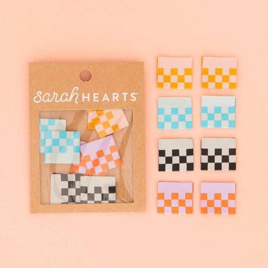 Checkerboard Multipack - Sewing Woven Clothing Label Tags