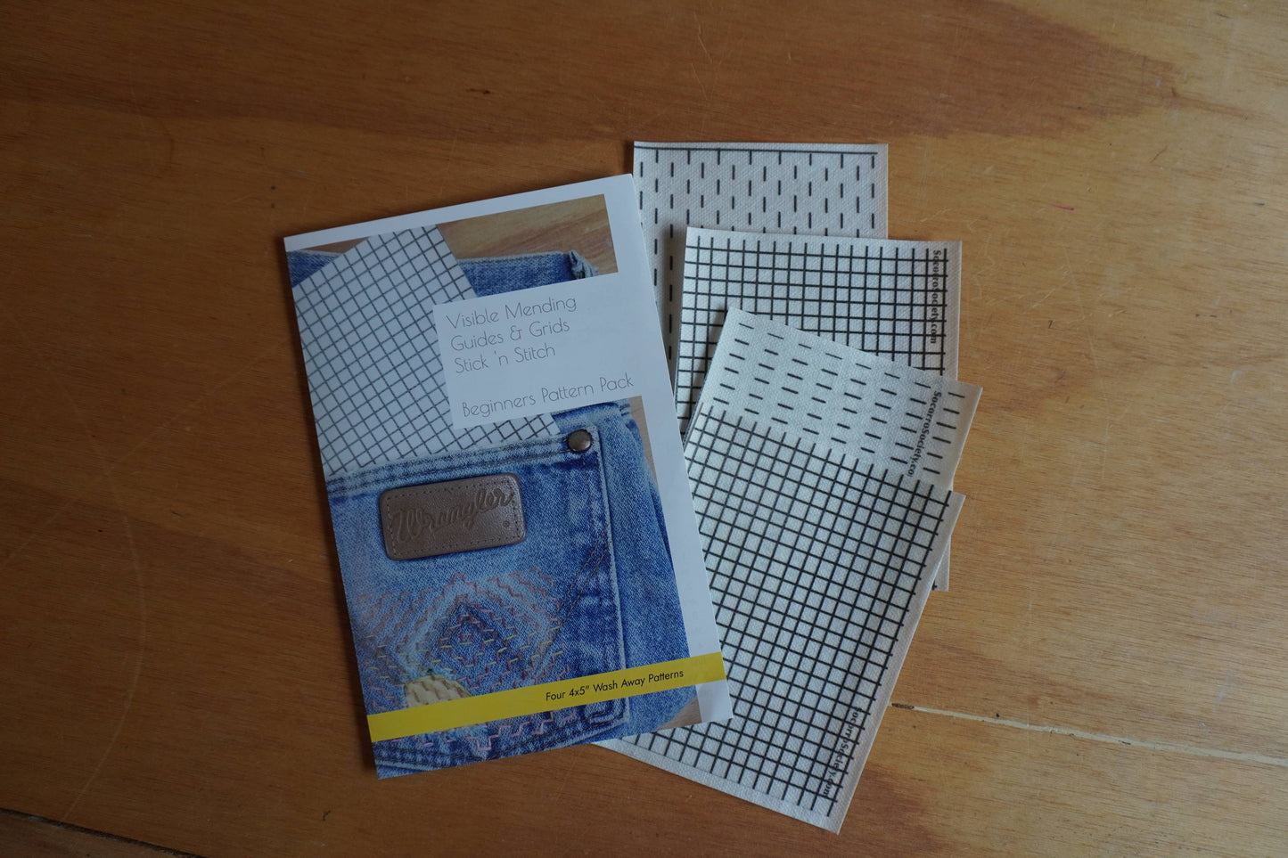 Visible Mending Stick and Stitch Patterns- Starter Pack: NA