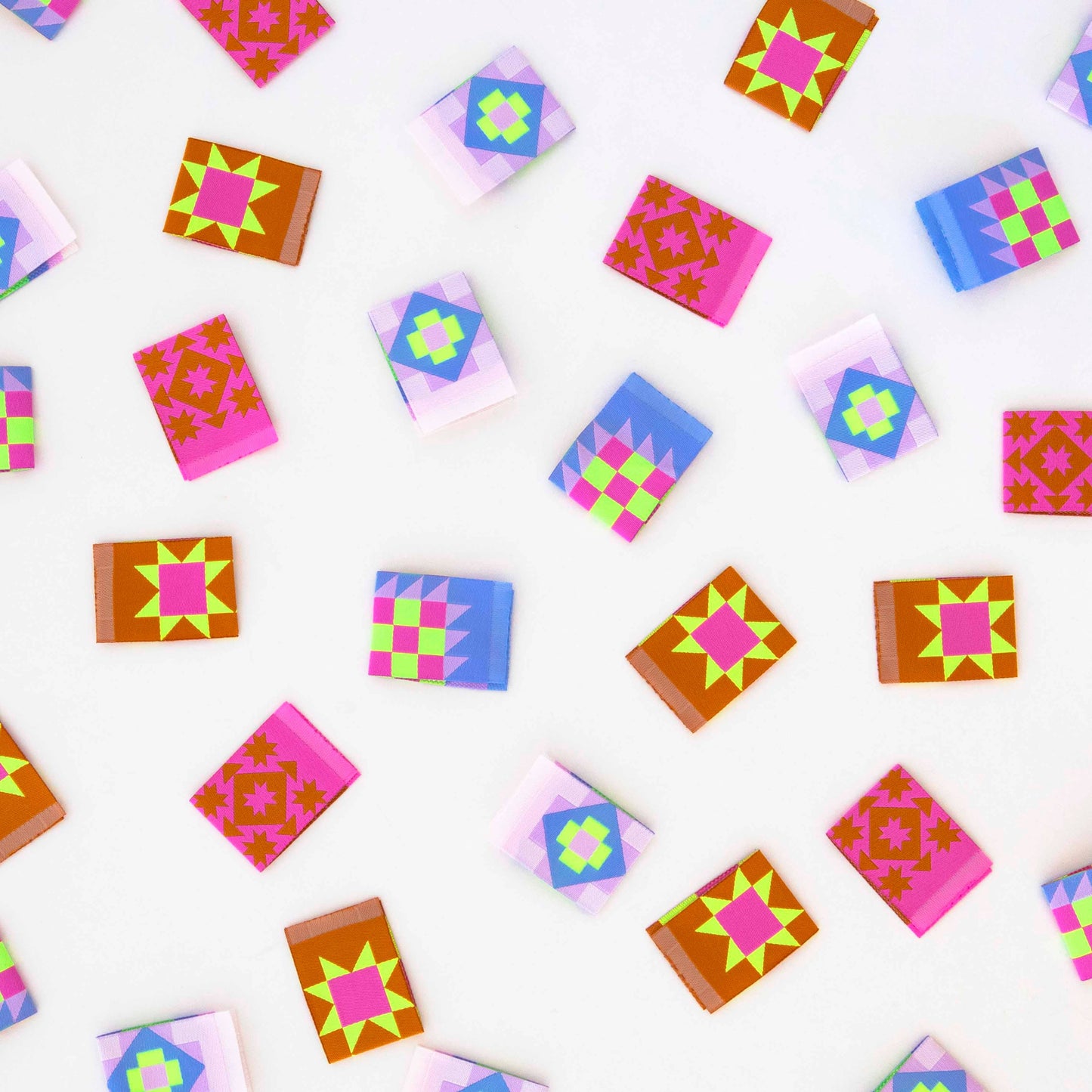 Then Came June Quilt Block Multipack- Woven Sewing Labels