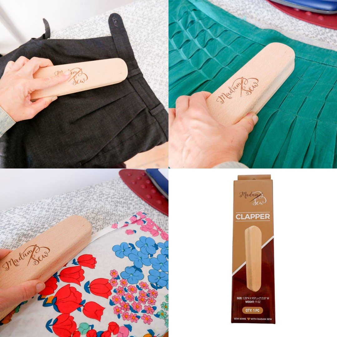 Clapper - The Pressing Tool for Flatter Seams, Hems and Creases. Perfect for sewing or quilting!