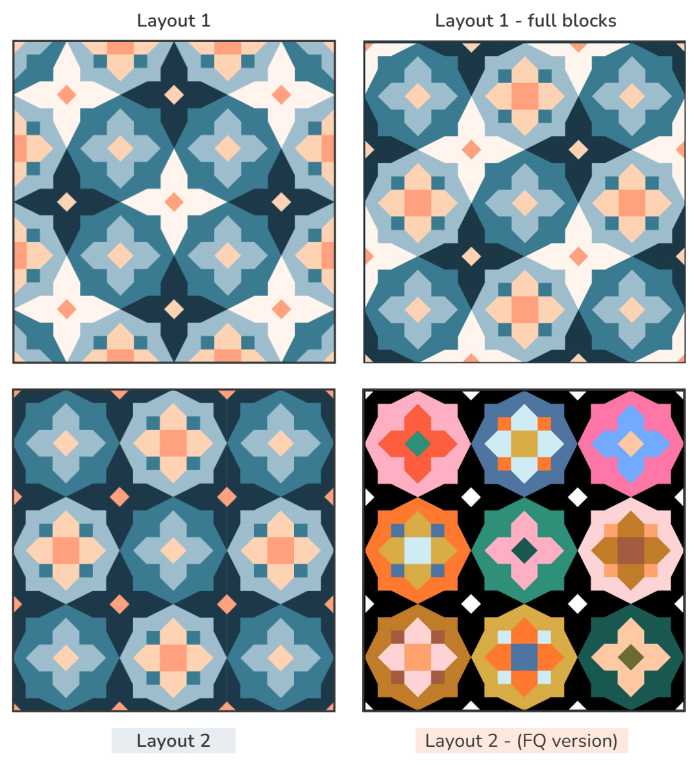Garden Glow Quilt Pattern