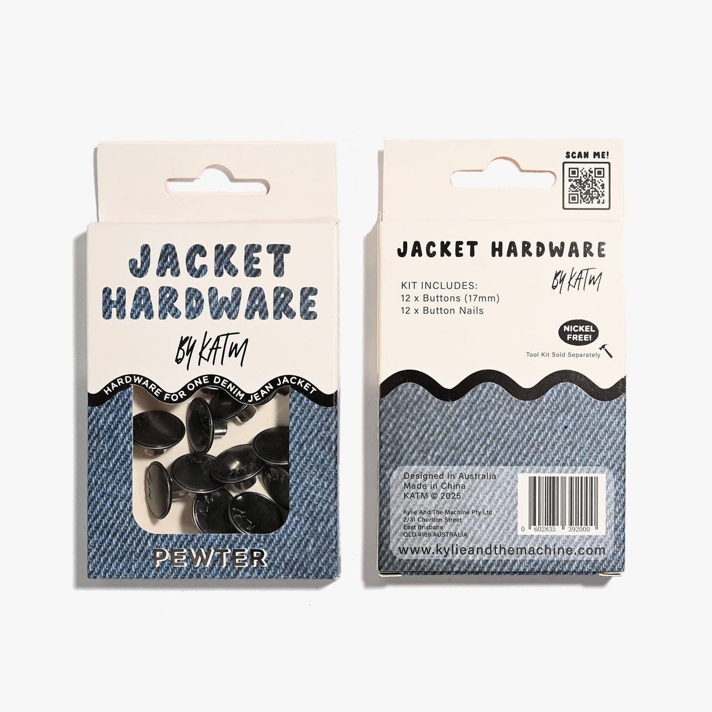 Jacket Hardware Kit | Pewter