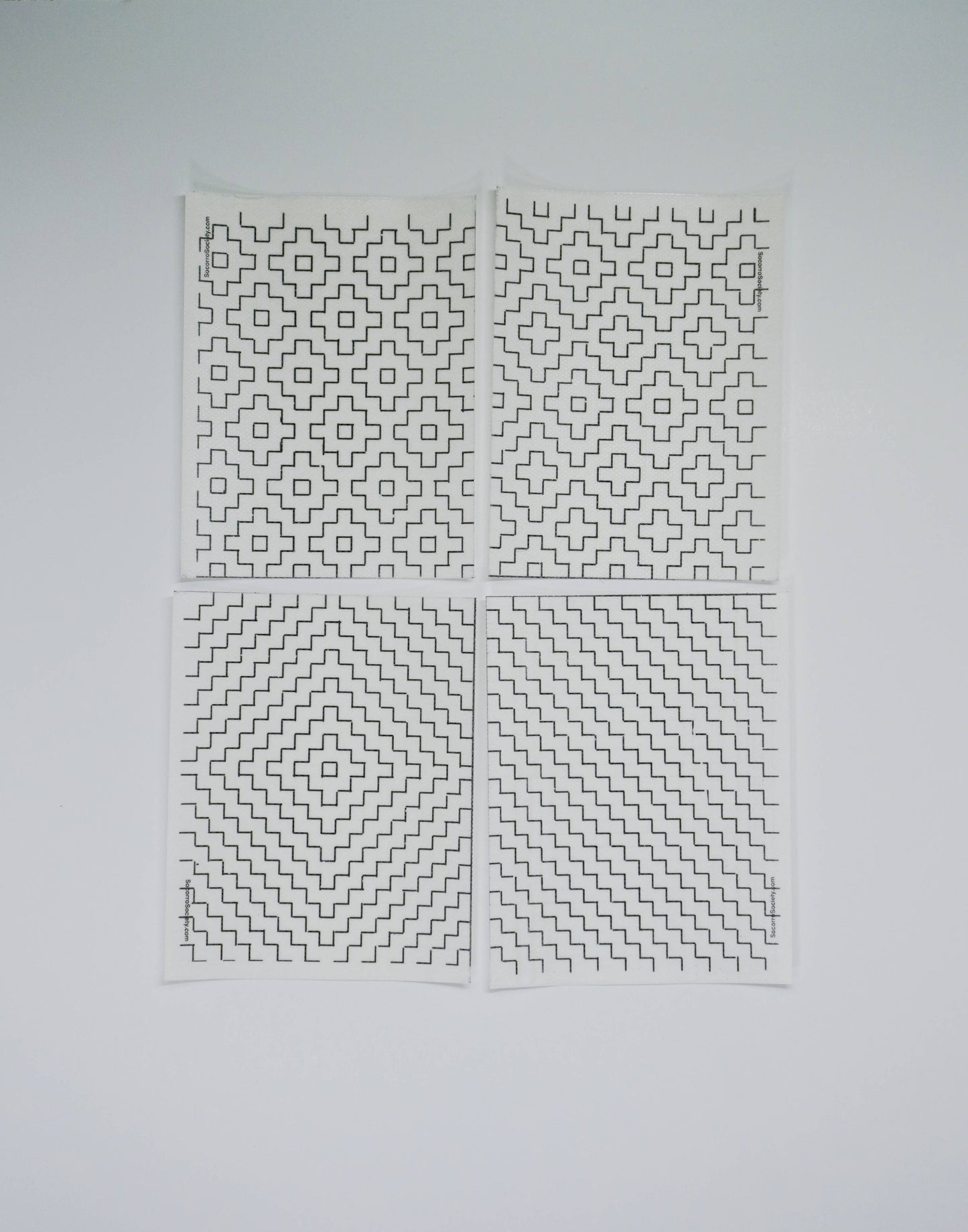 Sashiko Inspired Mending Stick and Stitch Starter Pack