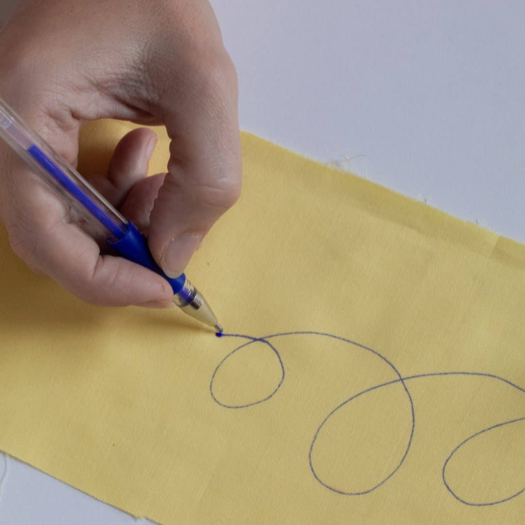 Blue Heat Erasable Fabric Marking Pen