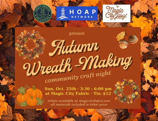 Craft Rescue Collective X HOAP Network Craft Night | October 25th, 3:30 pm