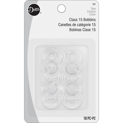 Class 15 Bobbins Plastic 10ct