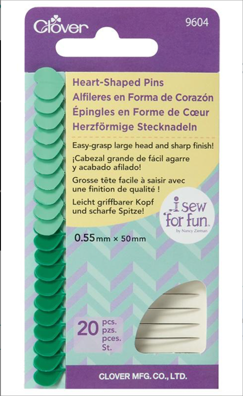 Sew For Fun Heart Shaped Pins