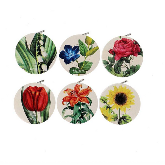 Bohin Vintage Flowers Soft Tape Measure