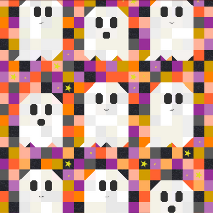 Ghost Party Quilt, Beginner - (Starts Sept 2nd @ 6pm, 7 weeks)