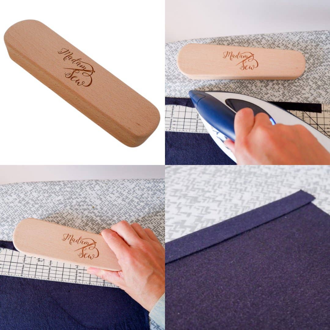 Clapper - The Pressing Tool for Flatter Seams, Hems and Creases. Perfect for sewing or quilting!
