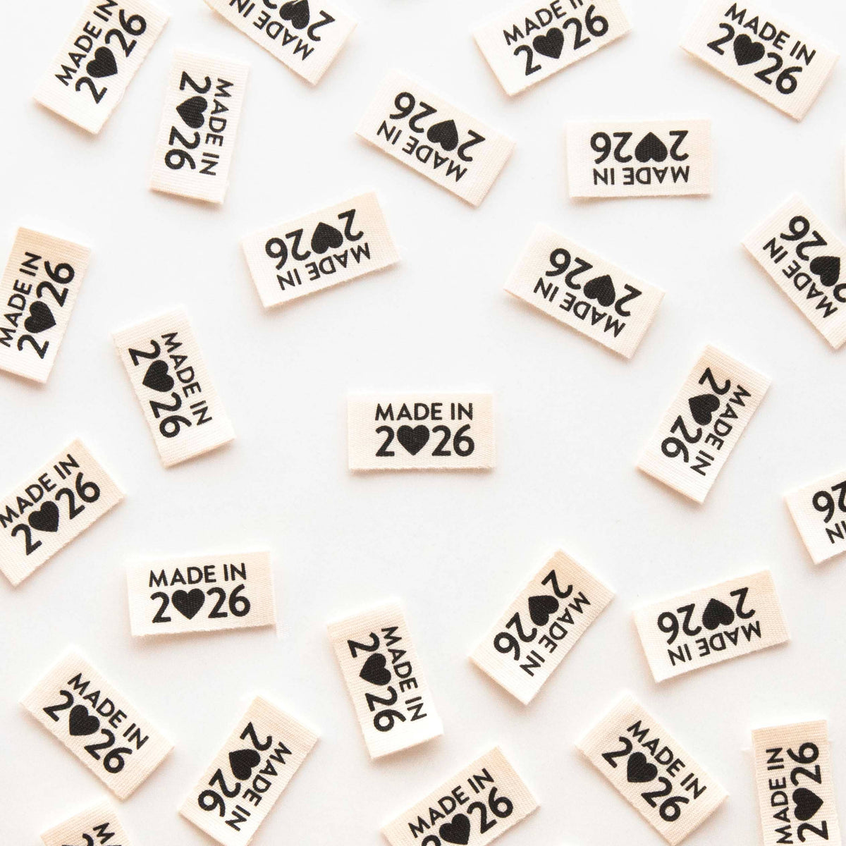 Made in 2026 Organic Cotton Endfold Labels - Quilt Tags – Magic City Fabric