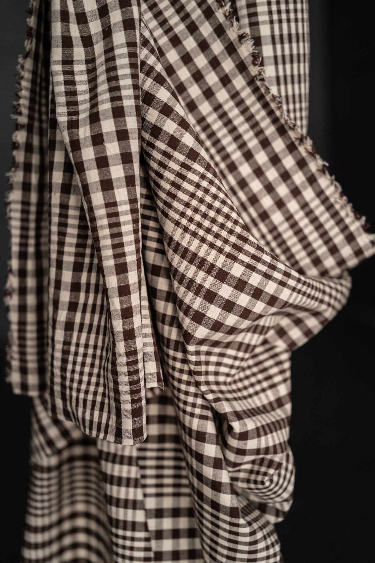 Log Cabin Cotton/Linen Check