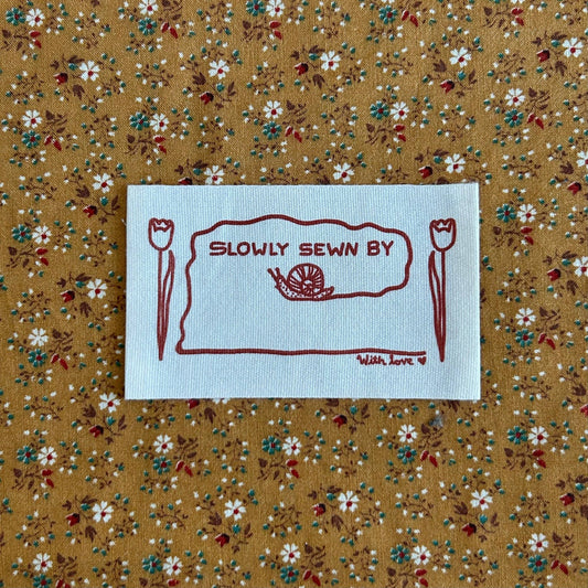 Sewn Slow Quilt Labels
