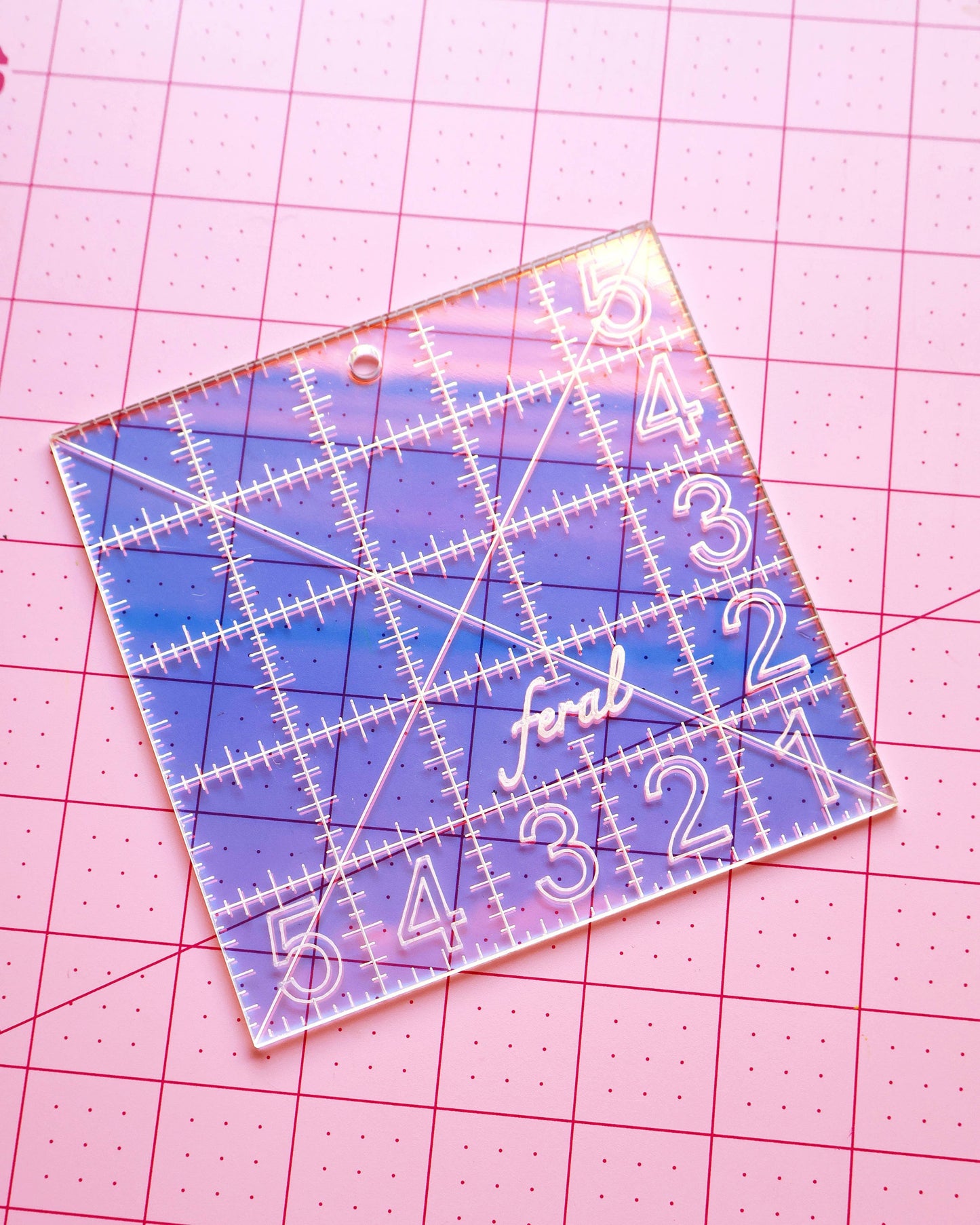Charm square ruler