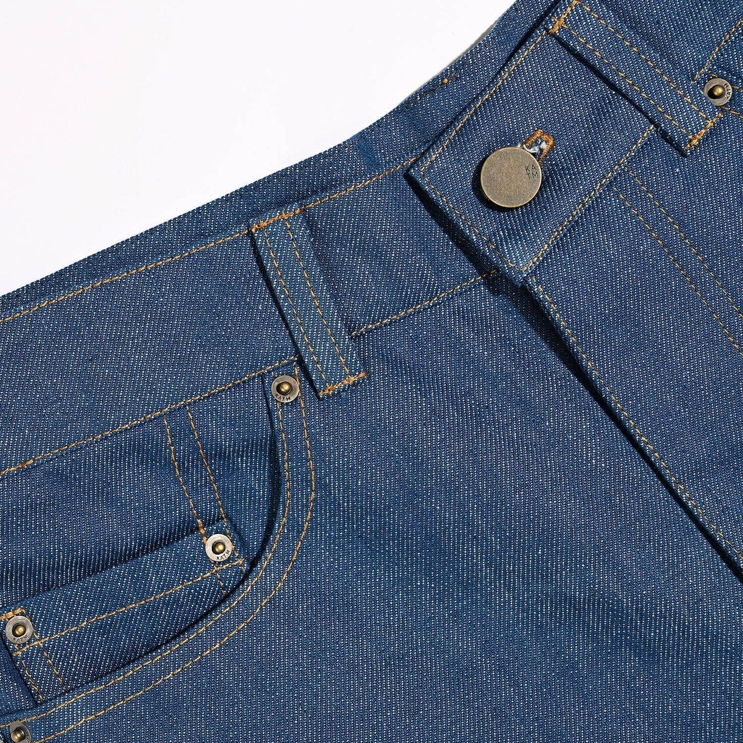 Jeans Hardware Kit | Aged Brass