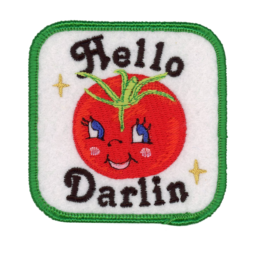 Hello Darlin Iron On Patch