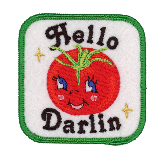 Hello Darlin Iron On Patch