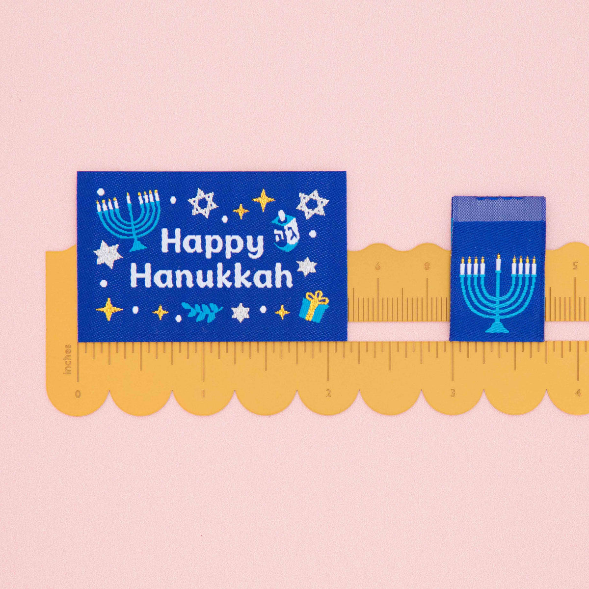 Woven Sew In Labels - Hanukkah Holiday Multipack