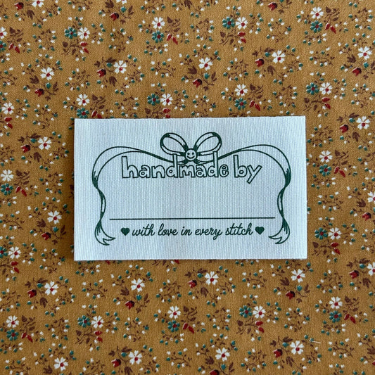 Happy Bow Quilt Labels