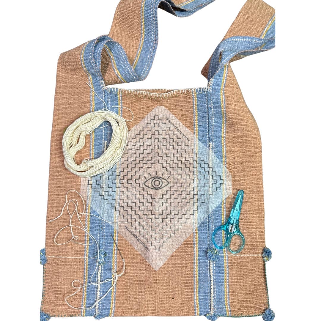 Ojo Mountain Form - Visible Mending Stick and Stitch Embroidery Pattern: Medium