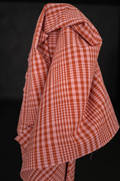 Sorbet Melt Cotton/Linen Check