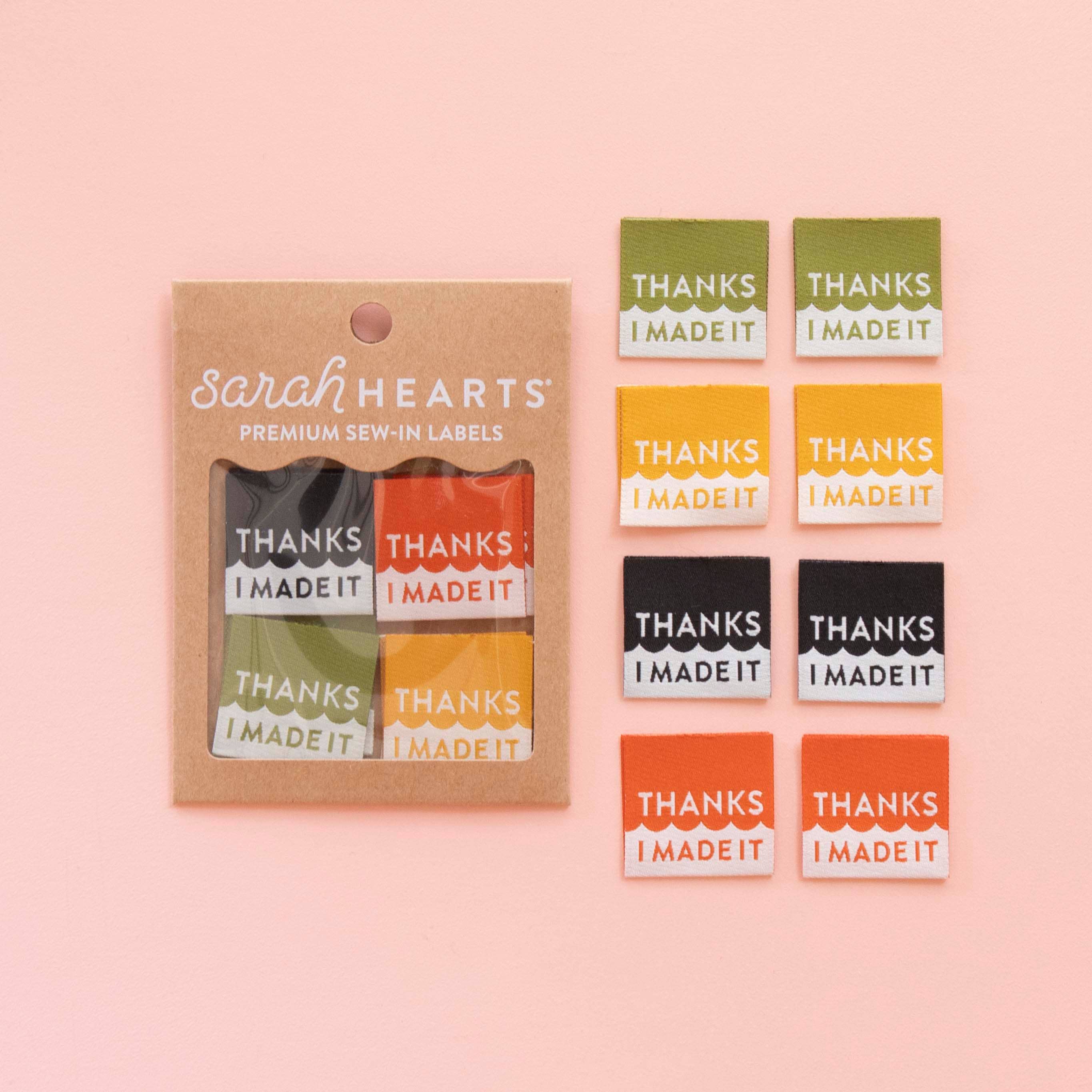 Thanks I Made It Multipack Woven Sewing Labels – Magic City Fabric