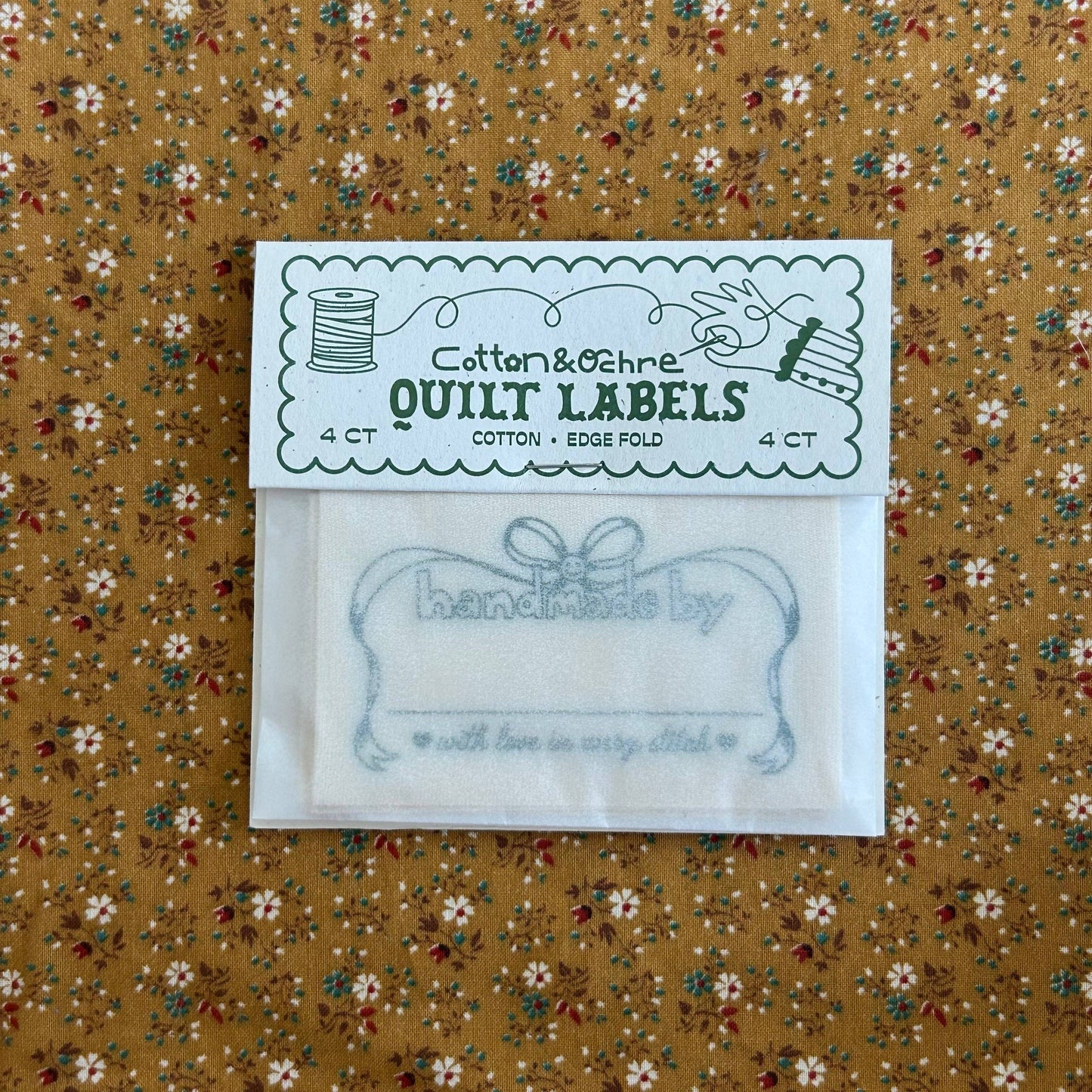 Happy Bow Quilt Labels