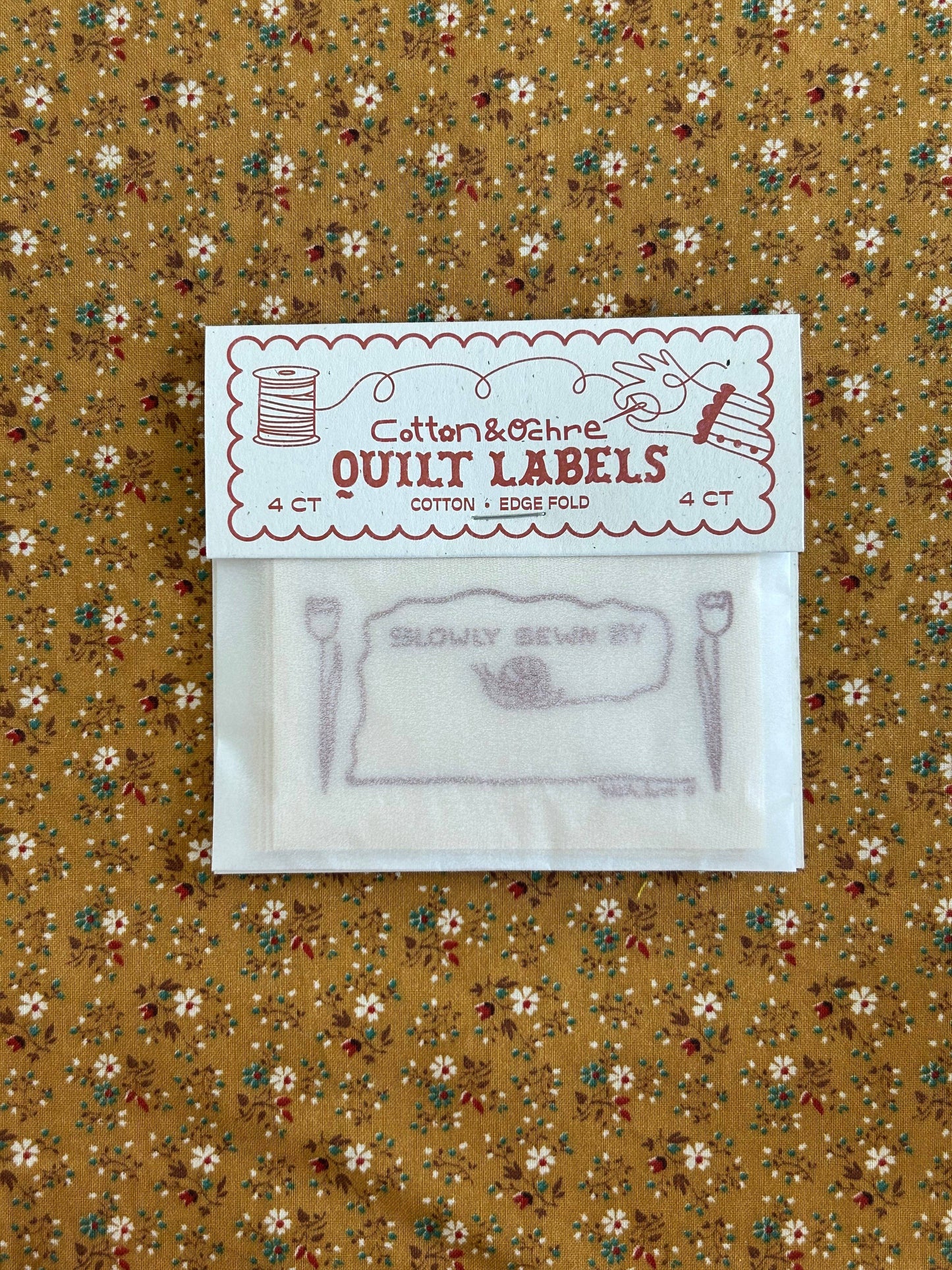 Sewn Slow Quilt Labels