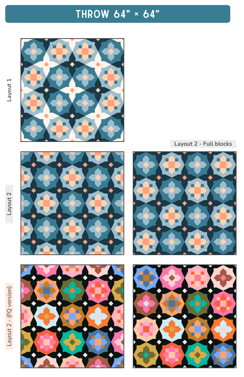 Garden Glow Quilt Pattern